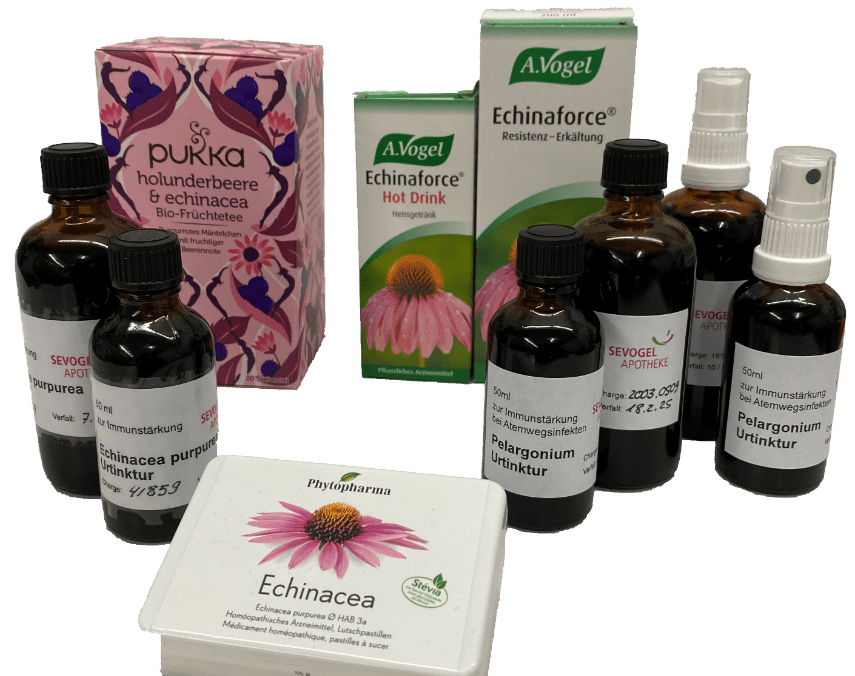 Echinacea-Produkte